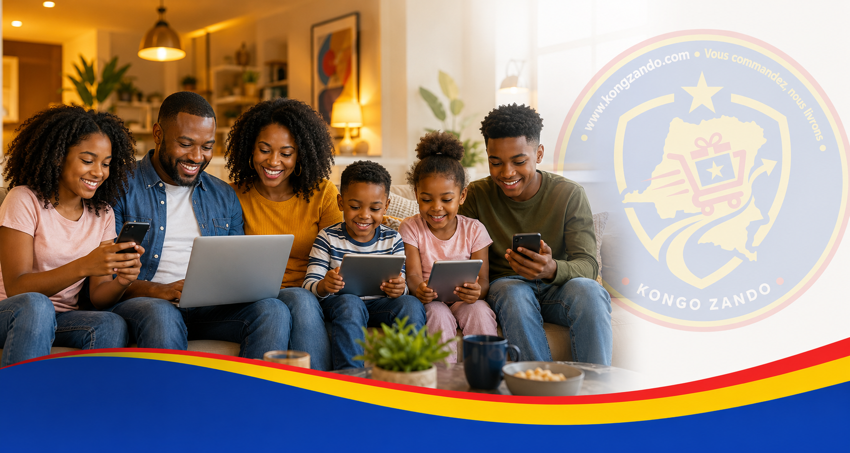 Famille qui commande sur Kongo Zando